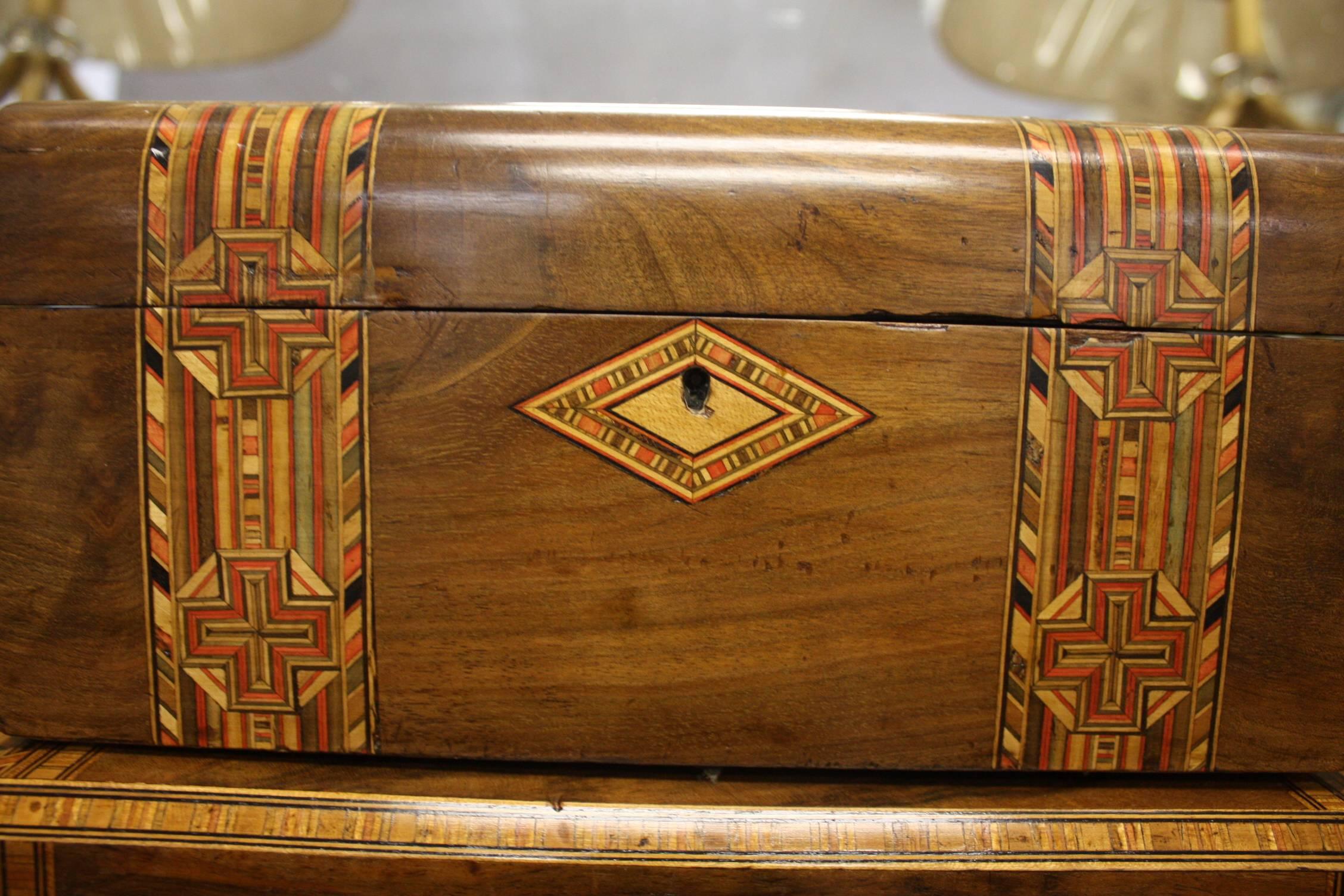 19th Century English Jewelry Box 1