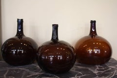 Collection of 19th Century Wine Demijohns