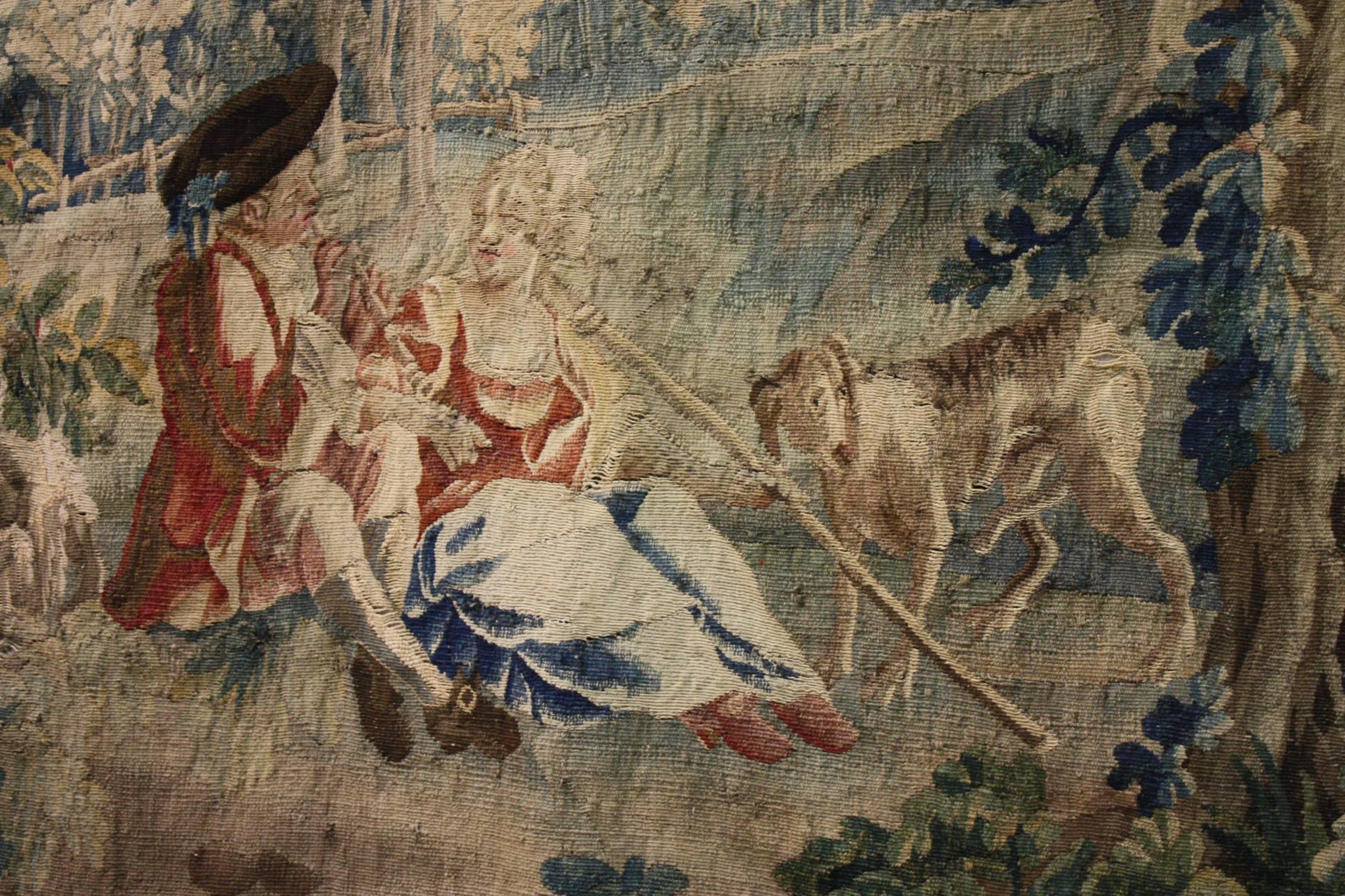 19th Century French Aubusson Tapestry For Sale