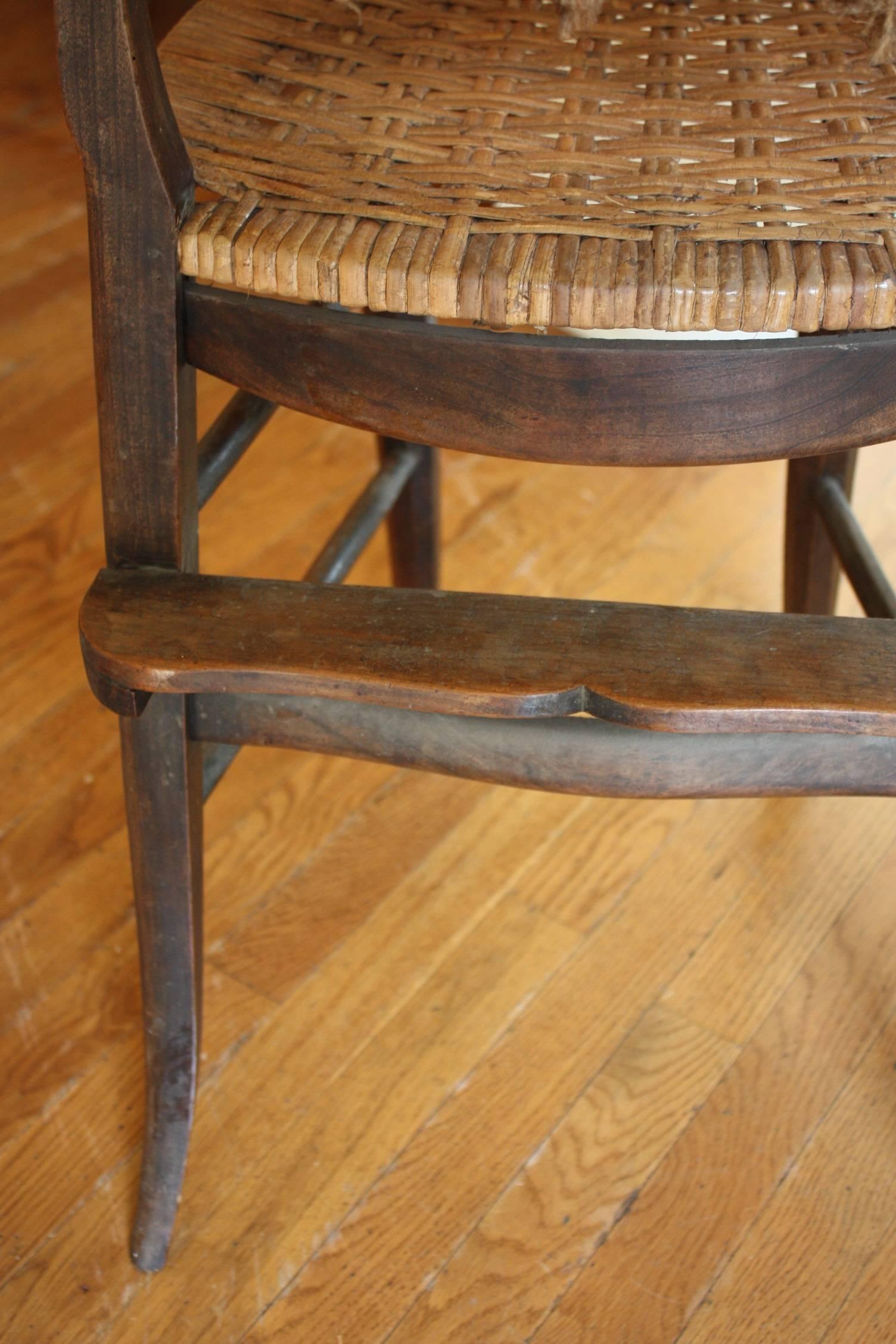 20th Century French Antique High Chair / Youth Chair