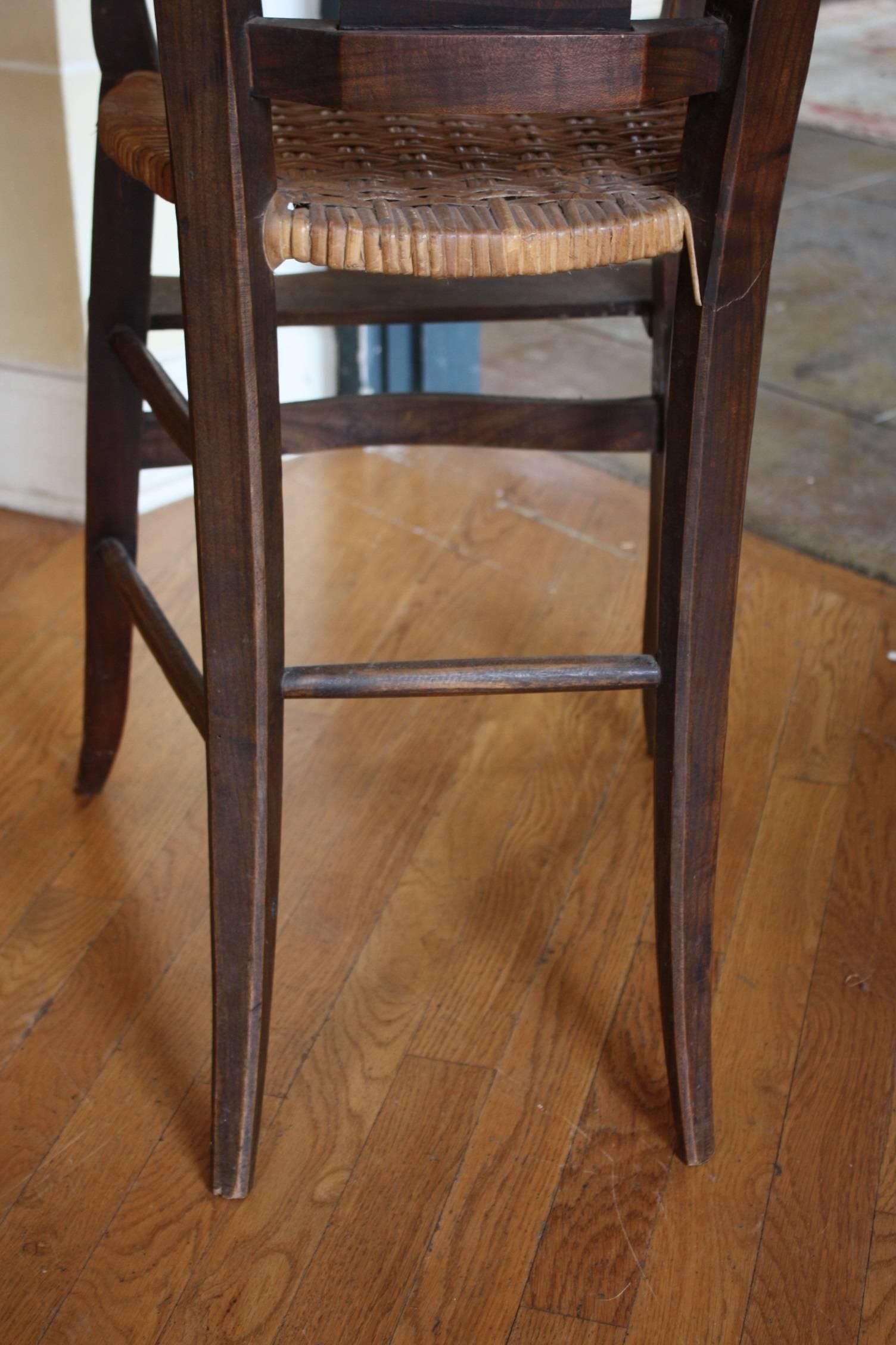French Antique High Chair / Youth Chair 2