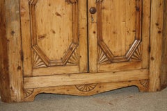 19th Century Pine Corner Cabinet
