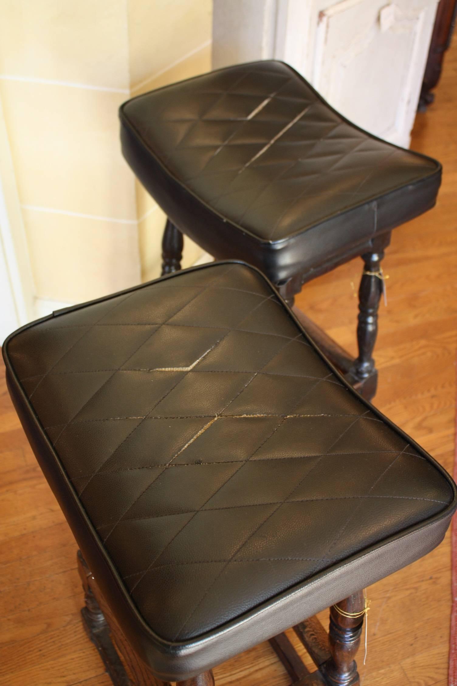 Pair of Early 19th Century English Pub Stools 2