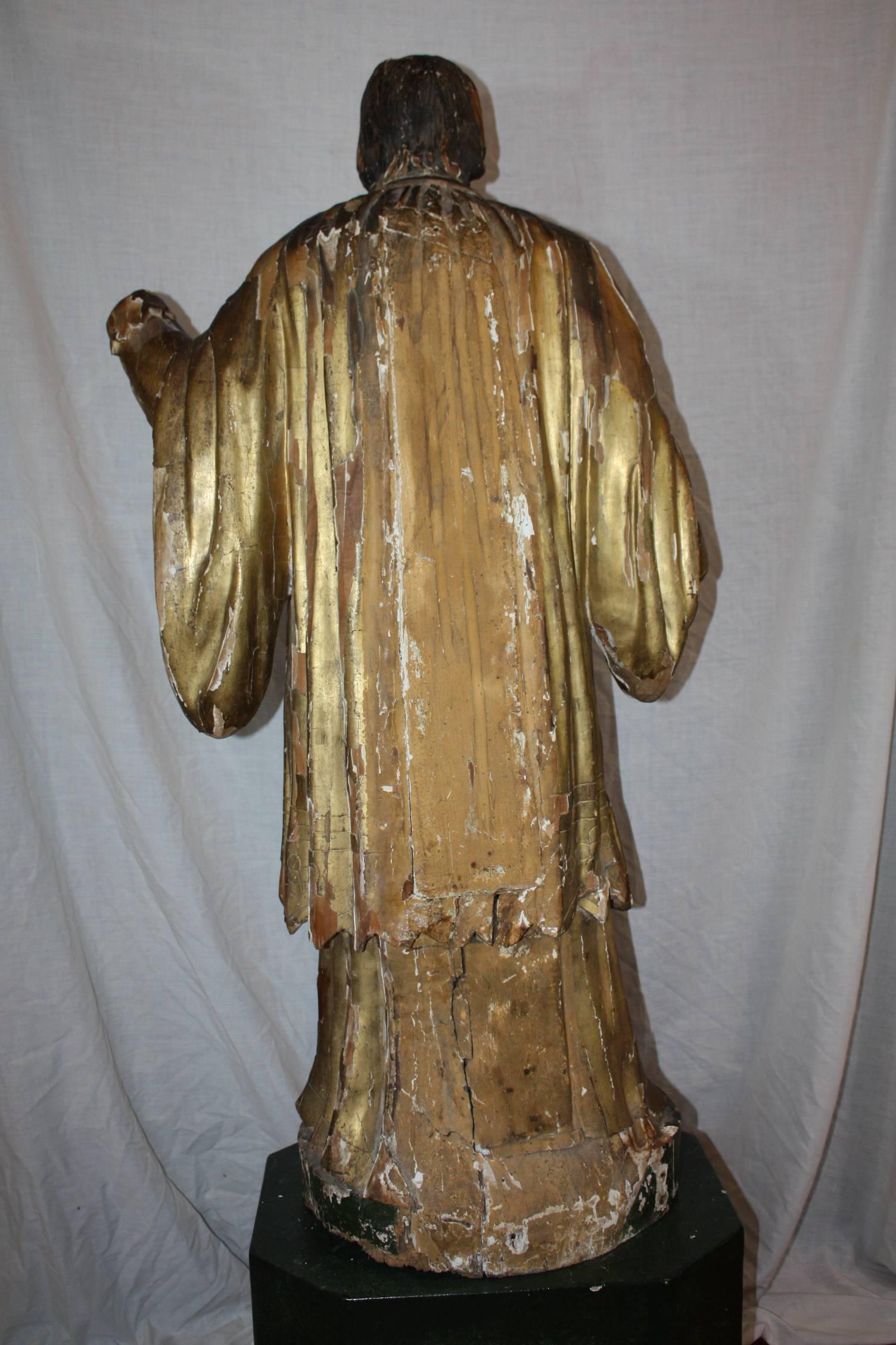 18th Century and Earlier 18th Century French Religious Carving For Sale