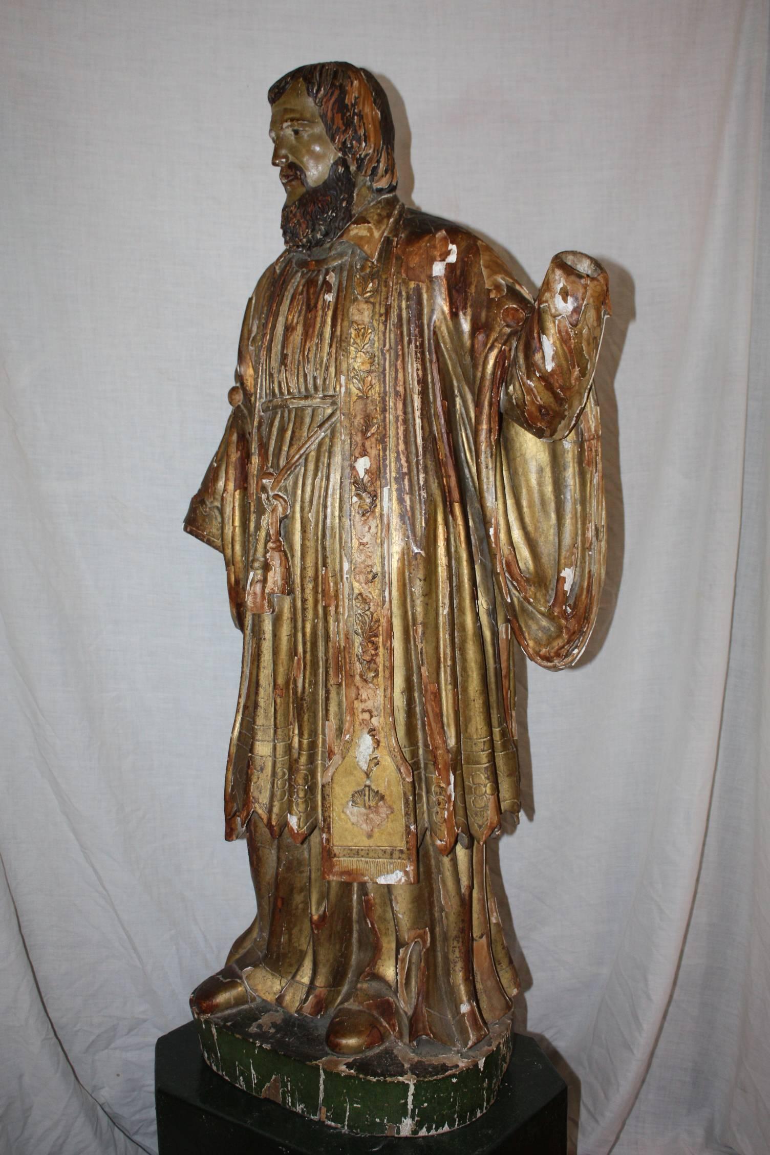 18th Century French Religious Carving For Sale 1