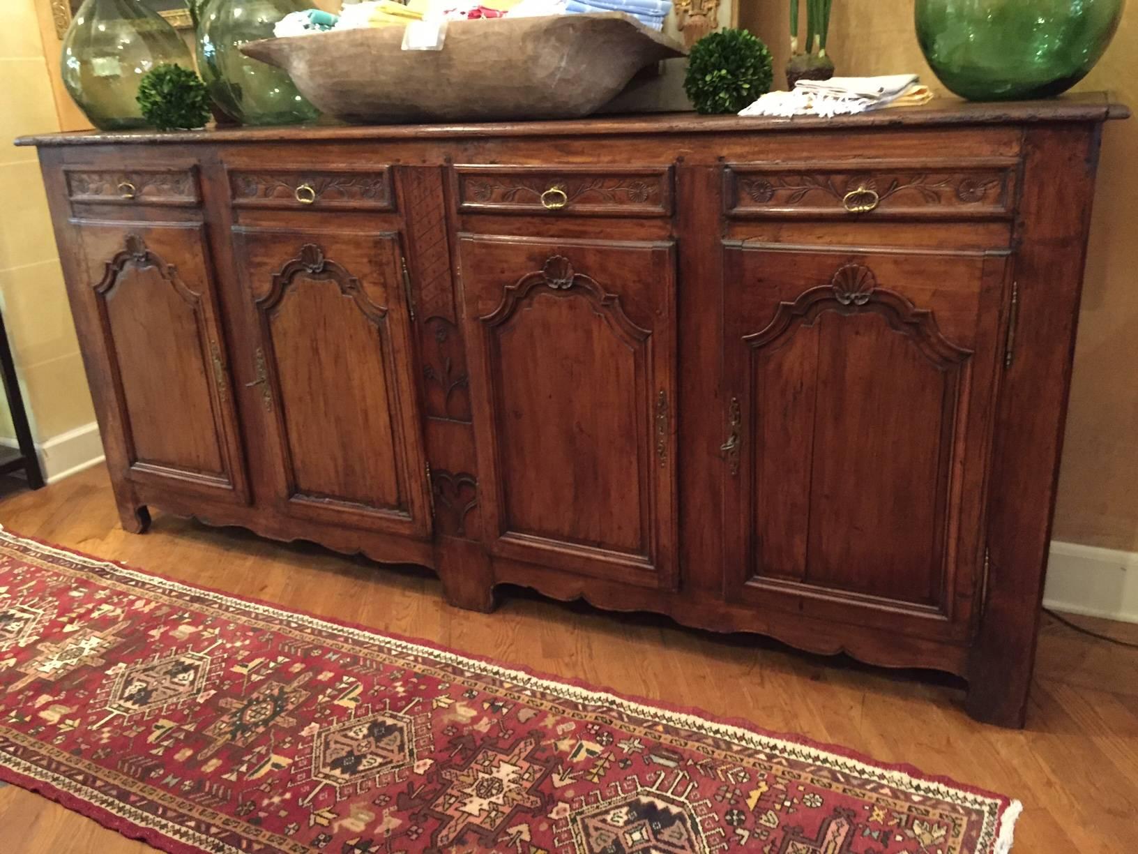 Long 19th Century Country French Cherry Enfilade from France 5