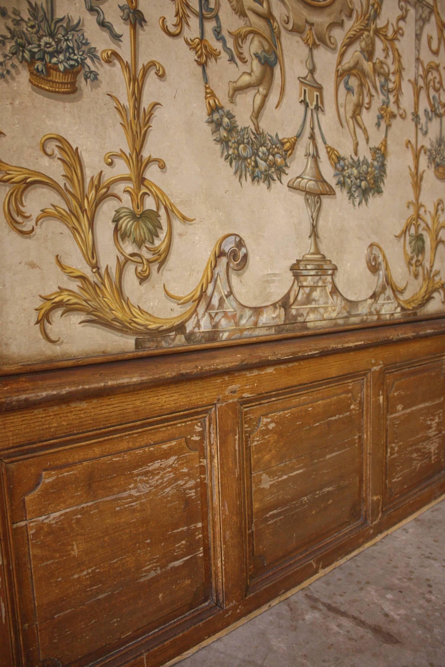 18th Century French Painted Panels - Only 1 Left 1