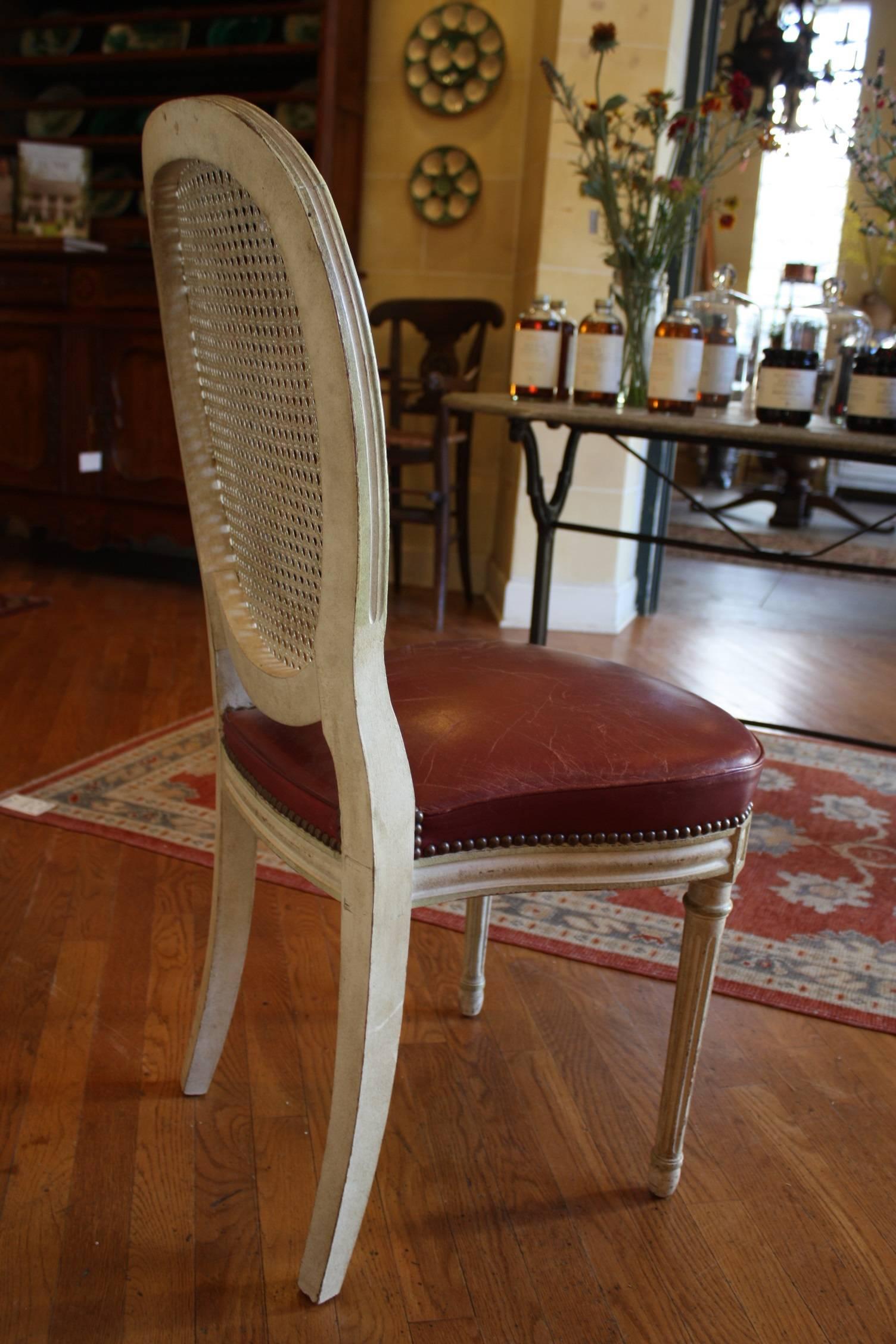 Set of Eight Louis XVI Dining Chairs 1