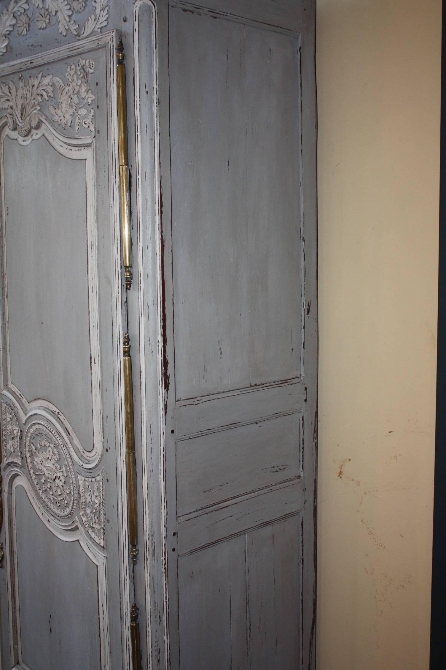 Painted Louis XV Armoire 3