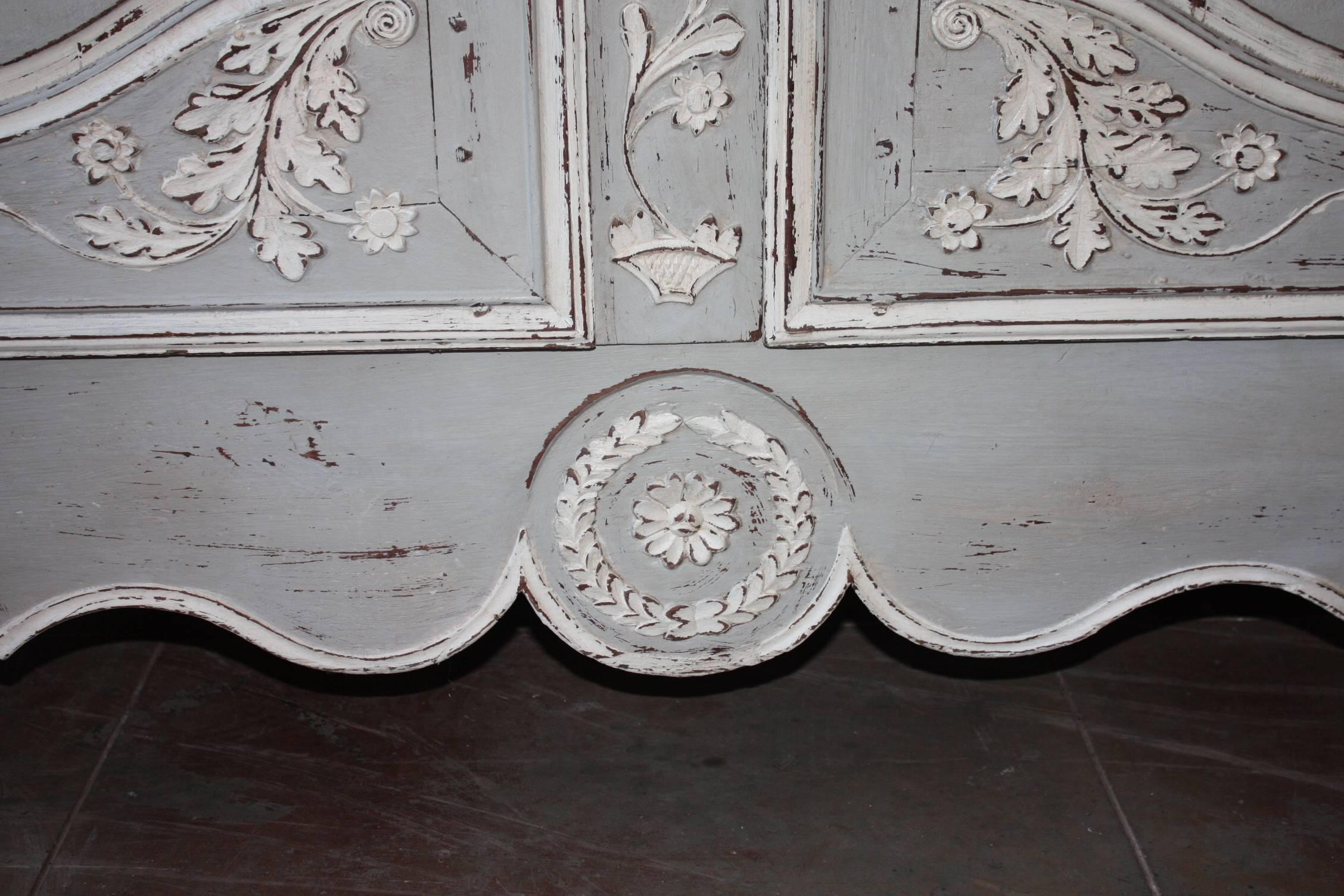 Painted Louis XV Armoire 2