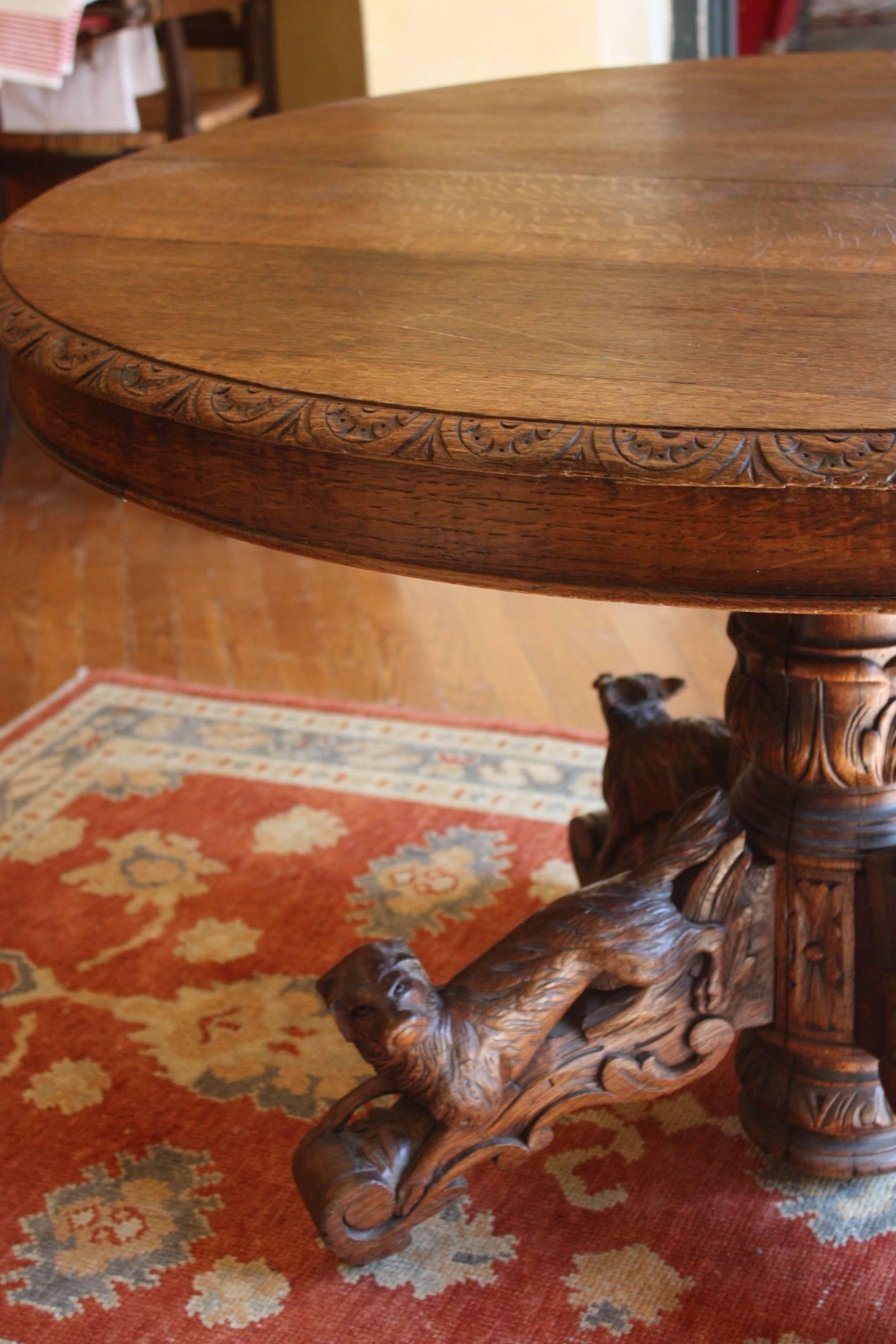 antique hunt table