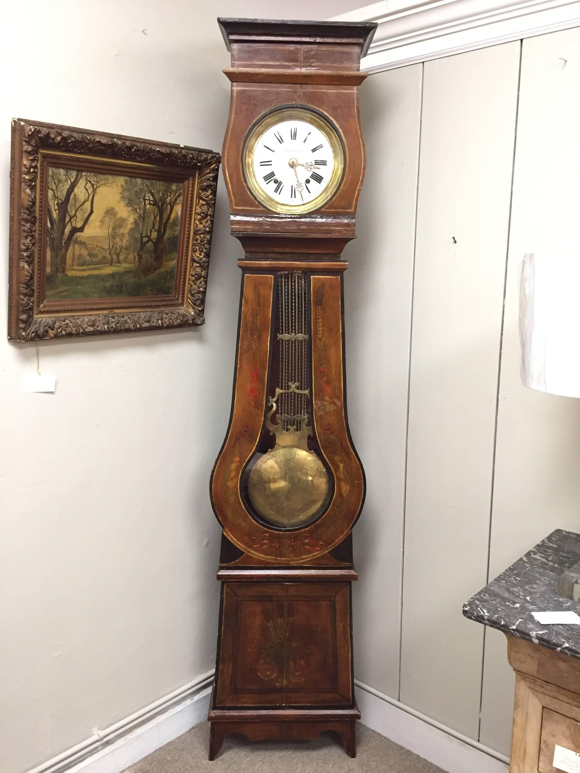 French 19th Century Tall Case Clock 4