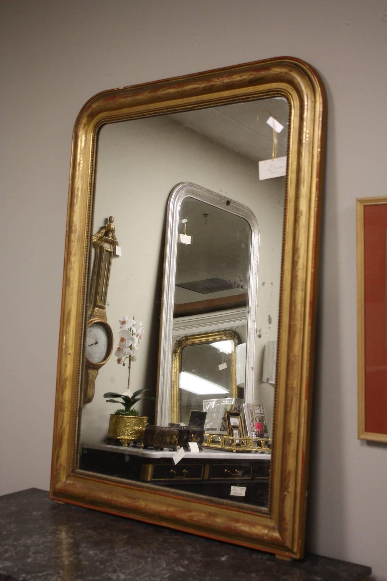 Louis Philippe Gilded Mirror 1