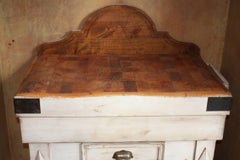French Chopping or Butchers Block Table