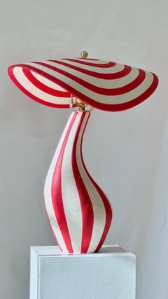 Handcrafted ceramic desk lamp by Jossolini