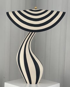 Unique striped desk lamp by Jossolini