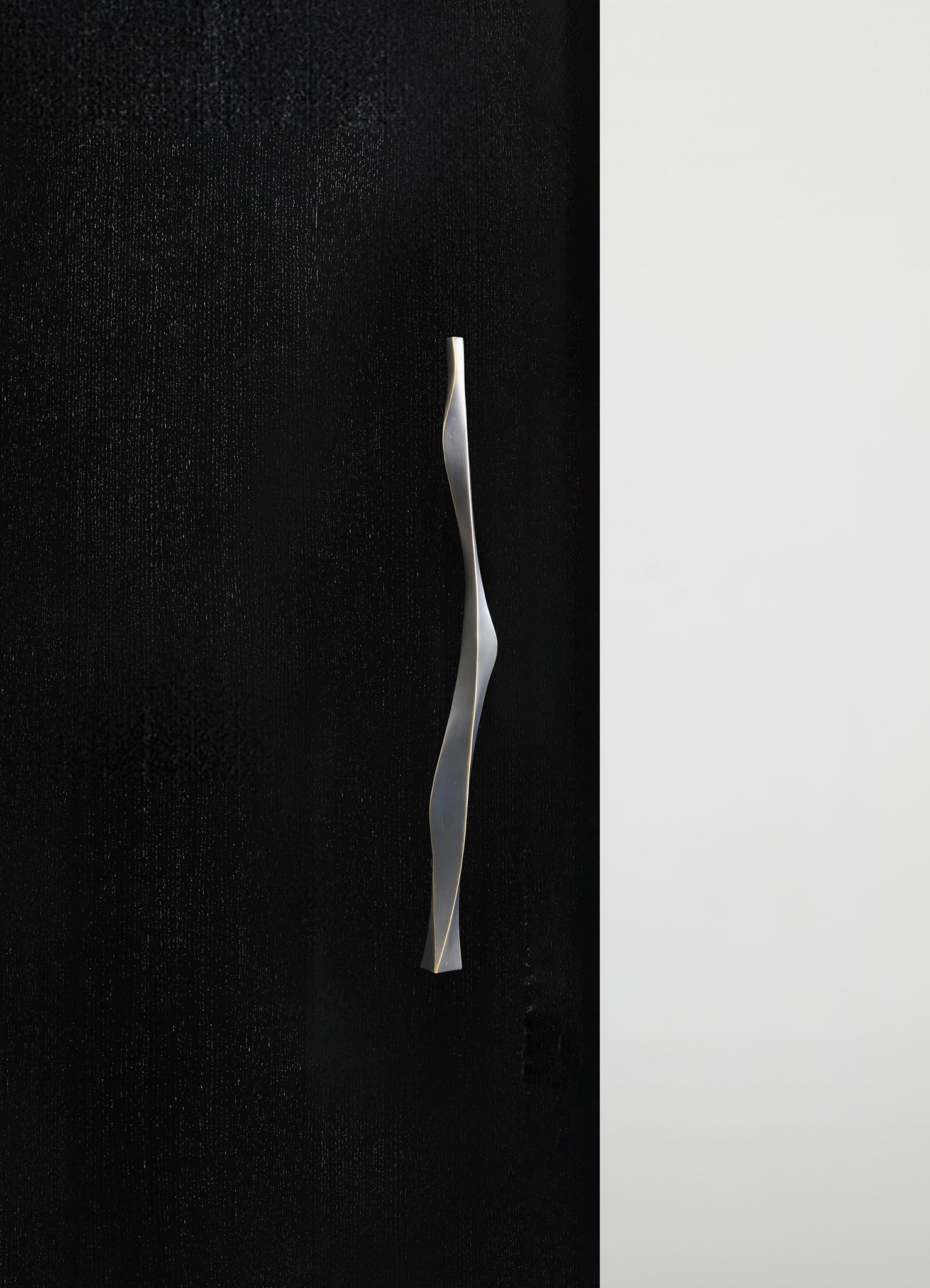 Under The Banyan Bronze Color Door Handle A in Brass, Viya by Vikram Goyal