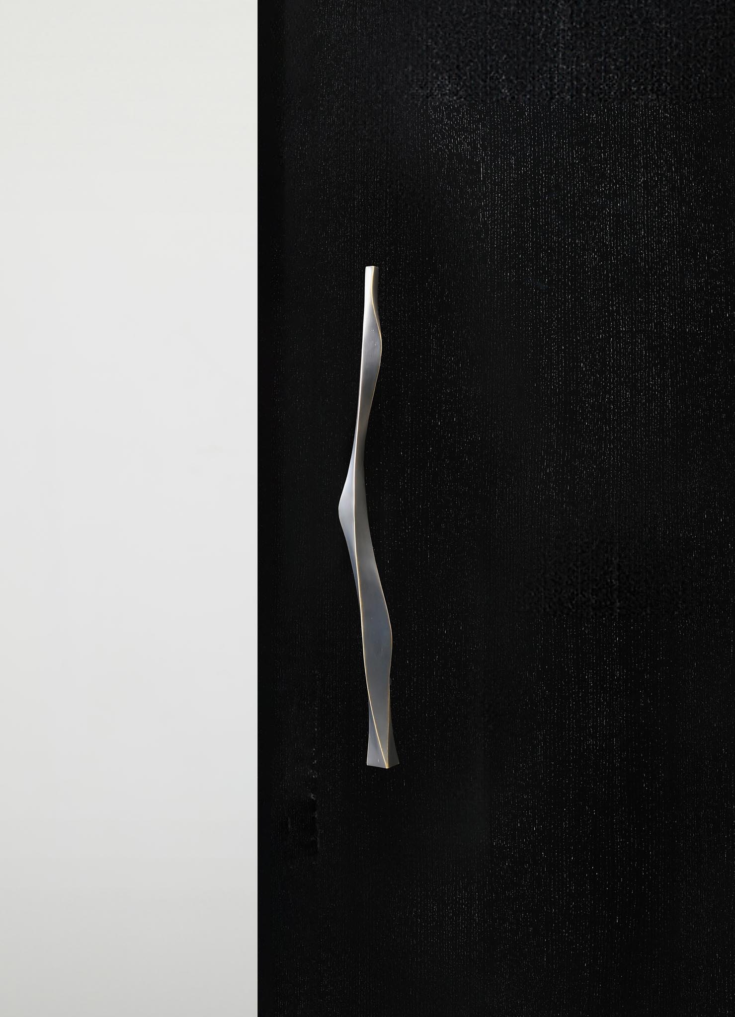 Under The Banyan Bronze Color Door Handle B in Brass, Viya by Vikram Goyal