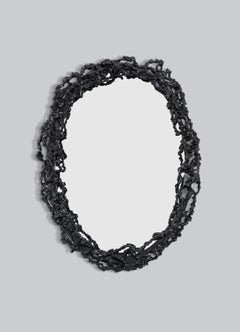 Andaman Mirror Oval in Brass, Viya by Vikram Goyal