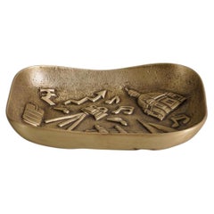 Mumbai My Love Trinket Tray in Brass, Viya by Vikram Goyal