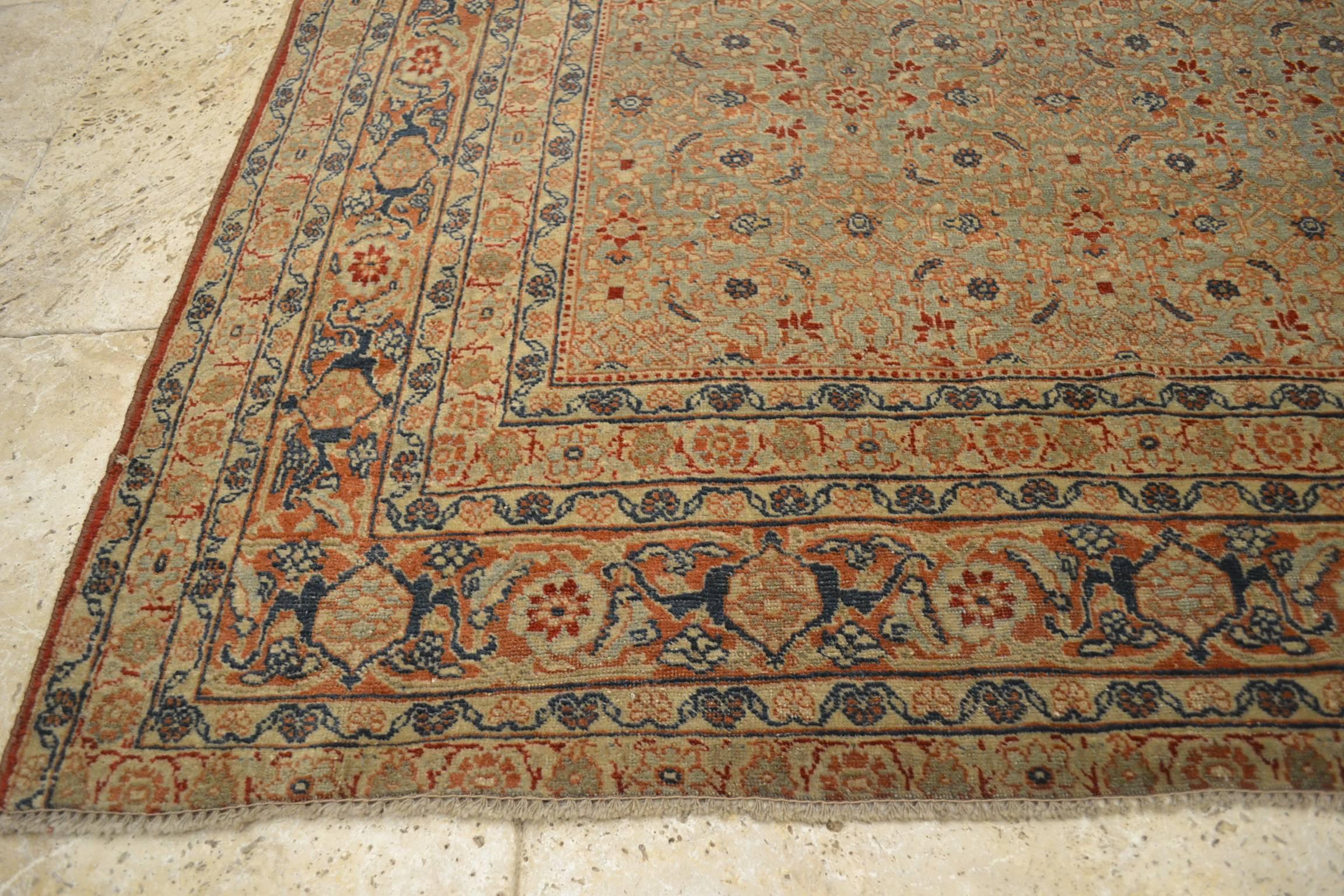 Antique Persian Tabriz For Sale 4