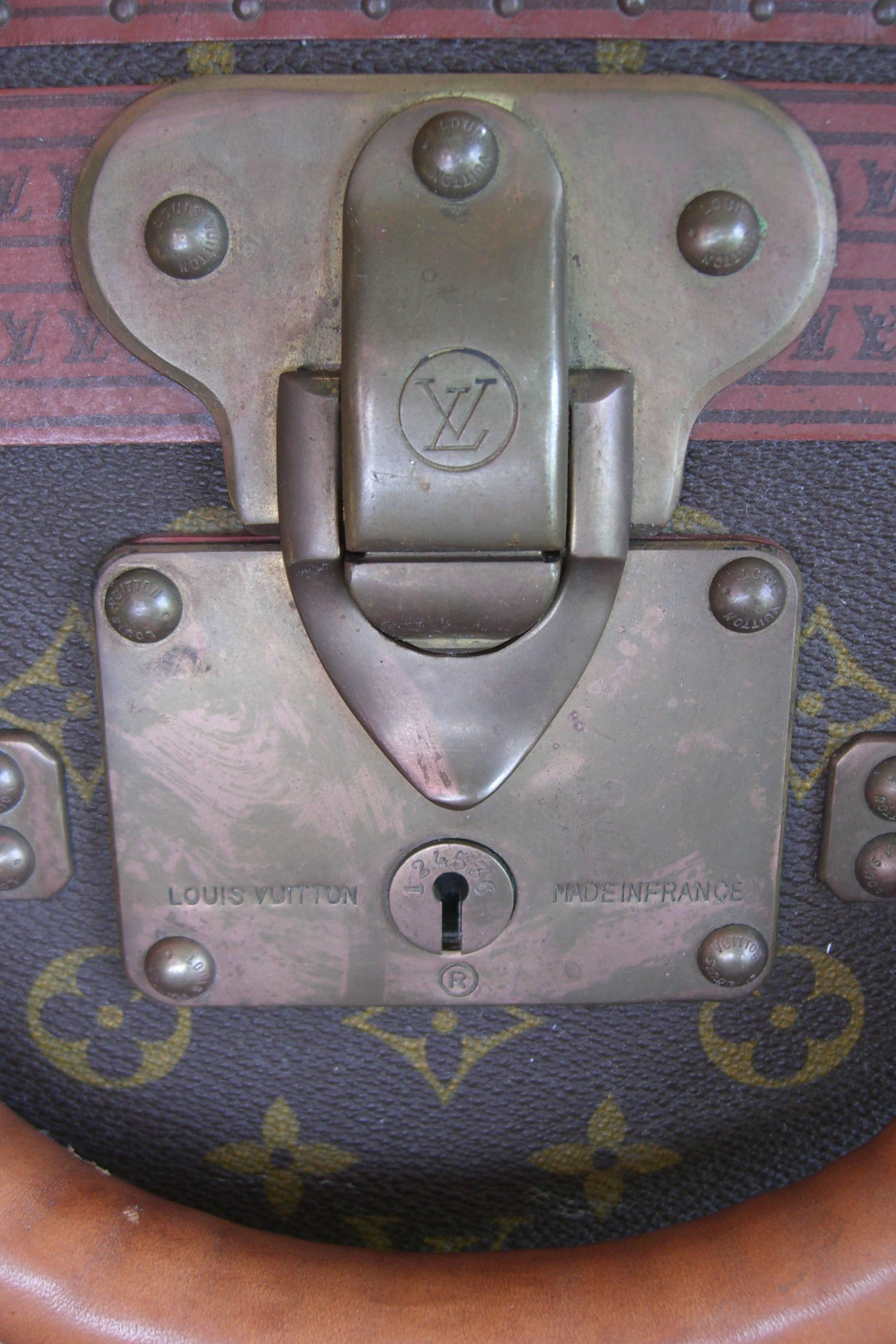 A Vintage Louis Vuitton Monogram Alzer Suitcase 1