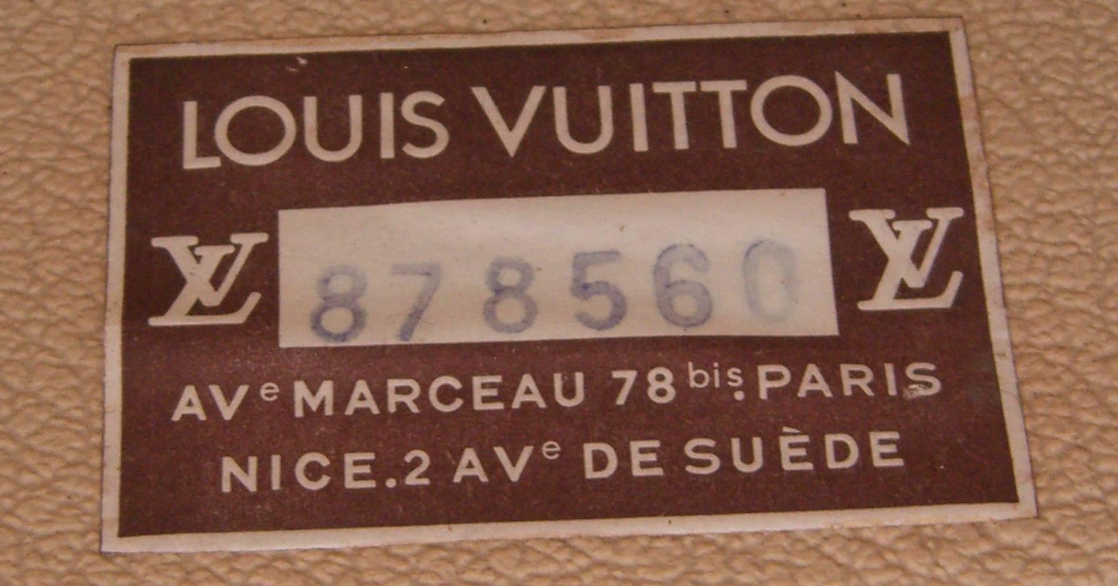 20th Century A Vintage Louis Vuitton Monogram Alzer Suitcase
