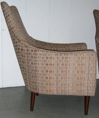 Pair of Mid-Century Armchairs in the Manner of Adrian Pearsall