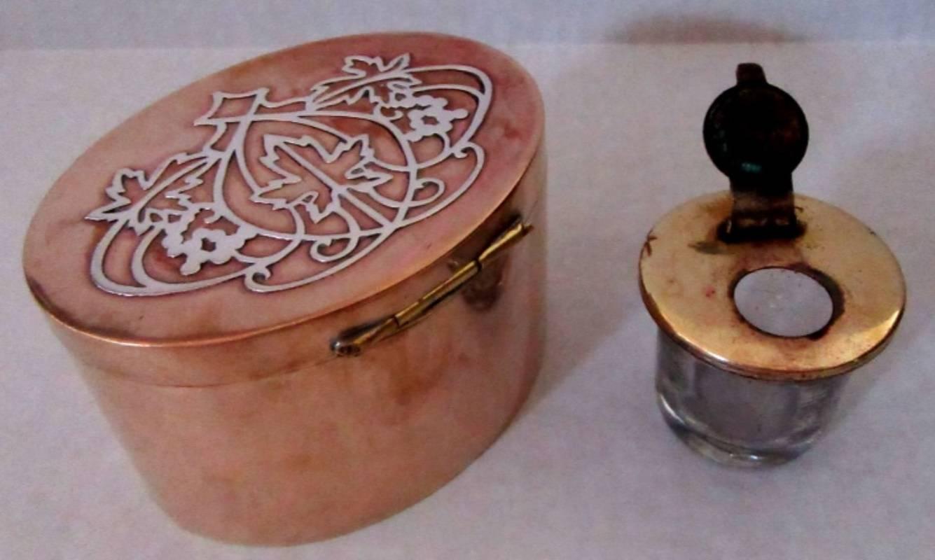 copper inkwell