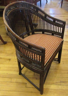 Early 19th Century "Brighton Pavilion" Style Bamboo Armchair