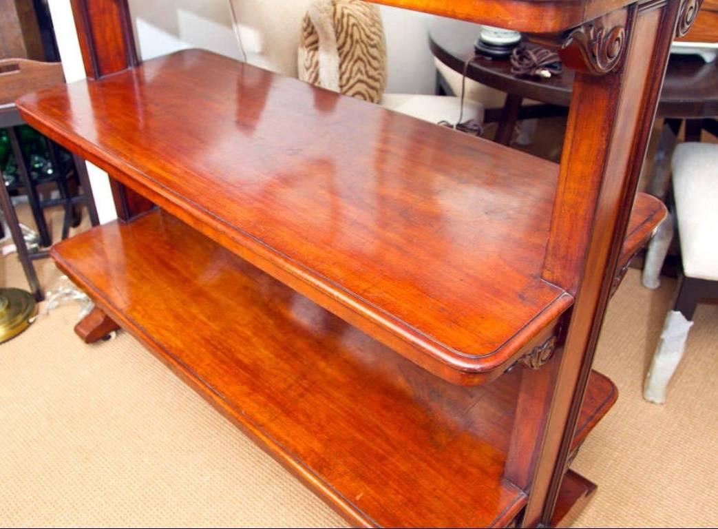 English Large 19th Century Cherrywood Server For Sale