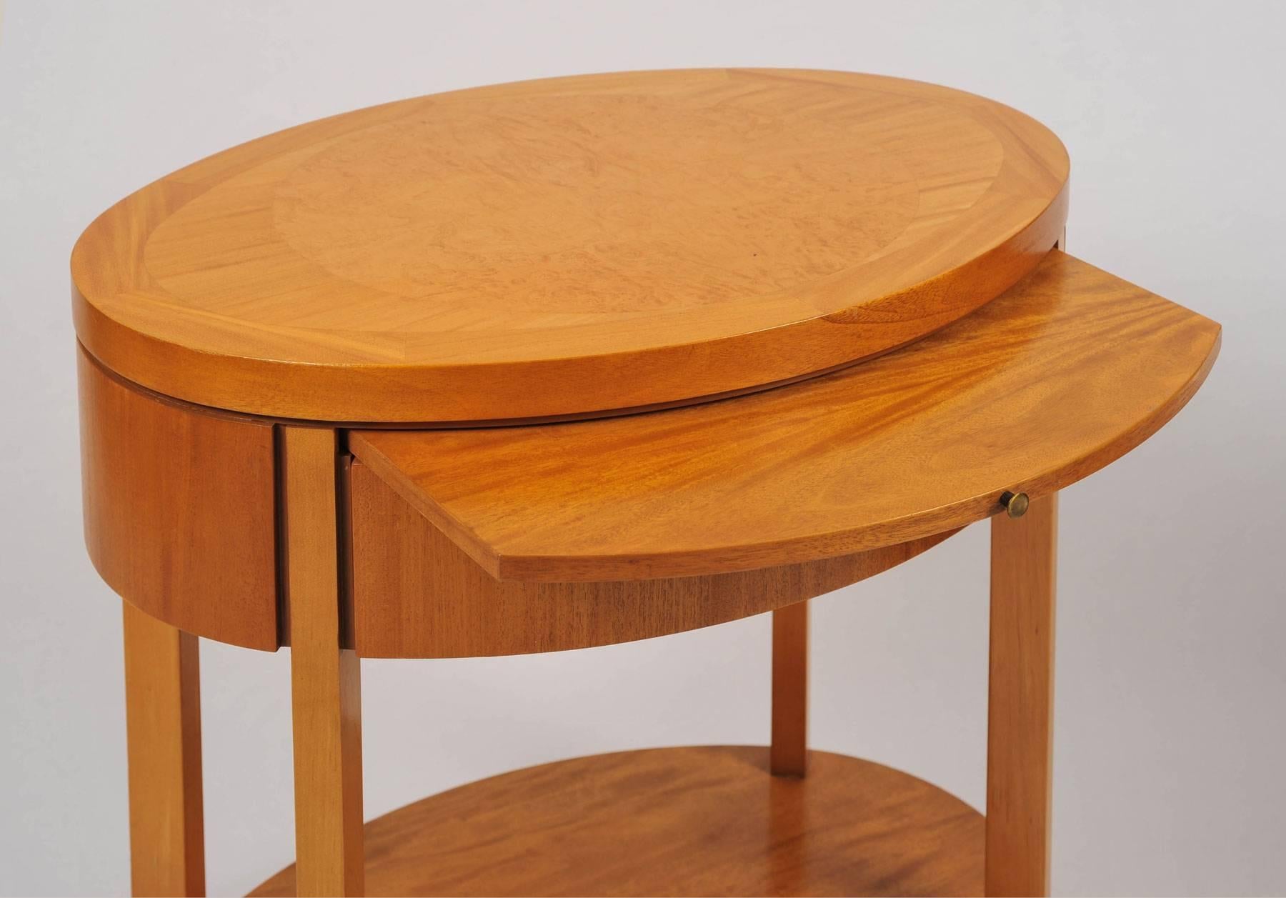 American Pair of 1980s US Nightstands by Charles Pfister
