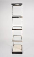 1980s US Chrome Column Display Unit