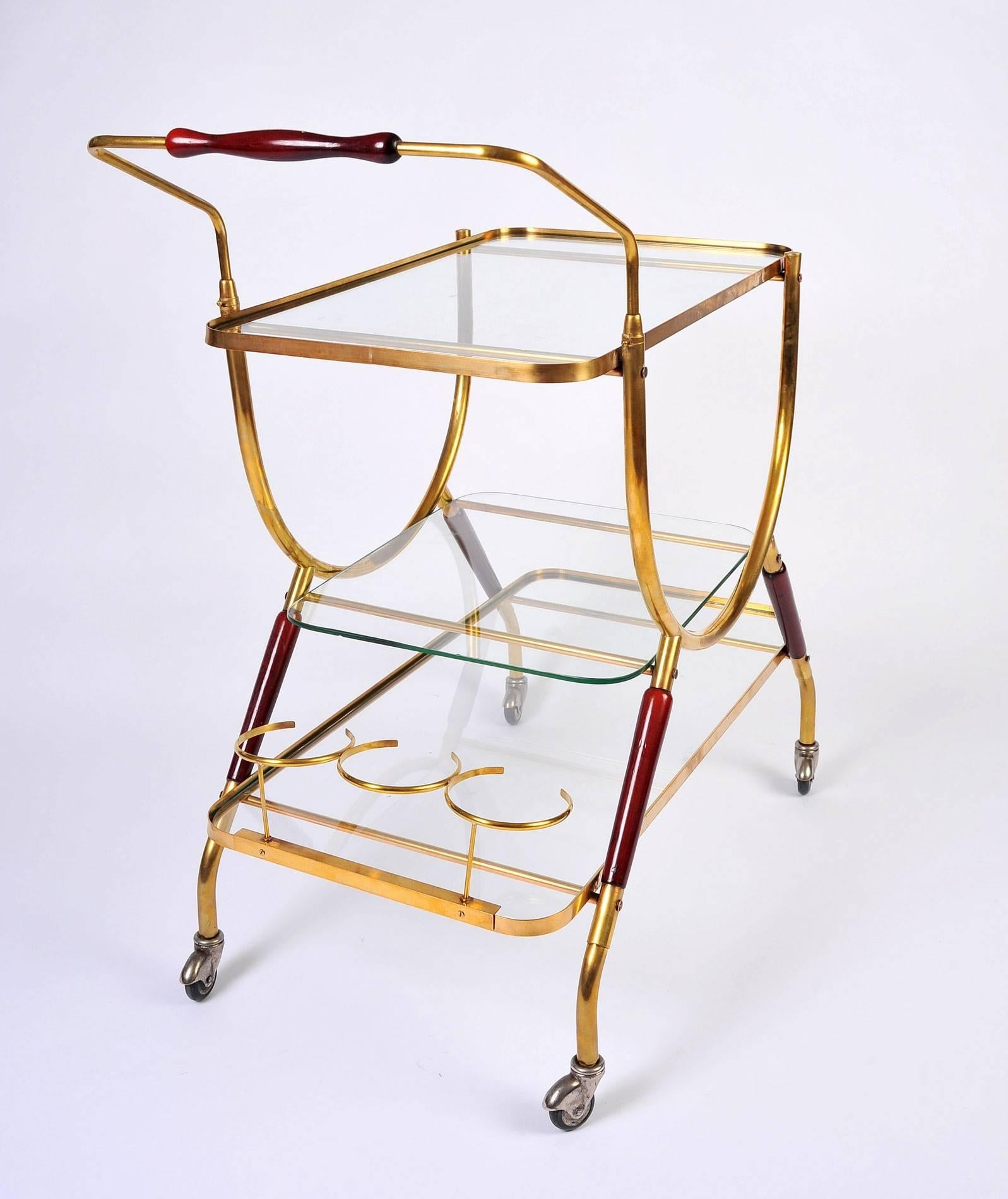 Mid-Century Modern French 1950s Bar Cart