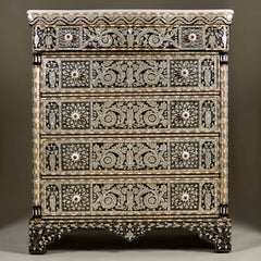 Mother of Pearl 5 Drawer Chest of Drawers