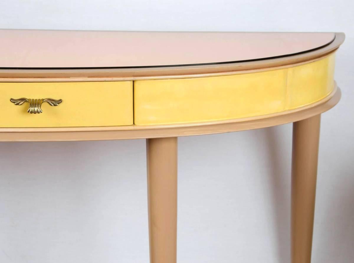 Mid-Century Modern 1950s Italian Dressing Table and Nightstands
