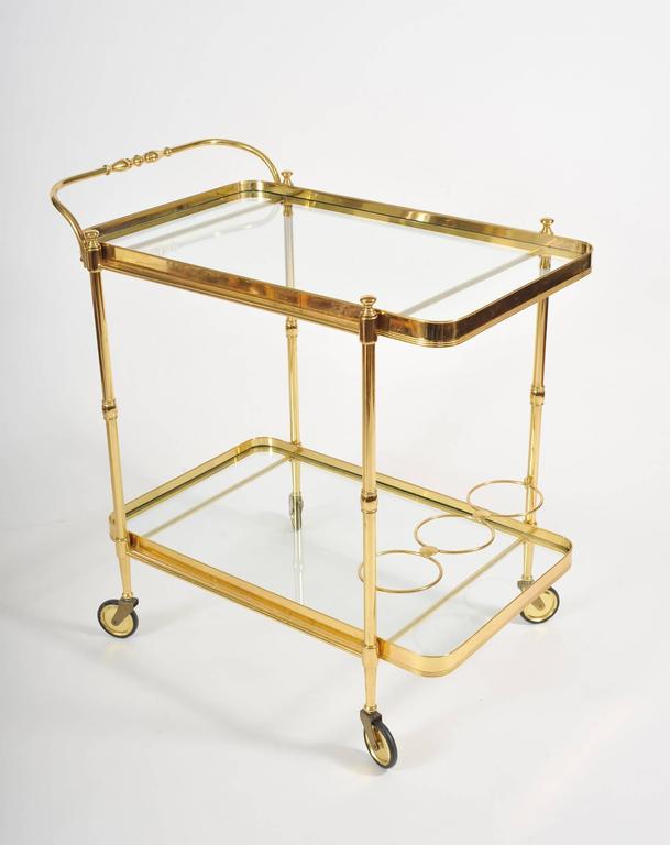 1950s Italian Brass Drinks Trolley at 1stDibs antique brass drinks