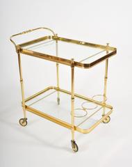 1950s Italian Brass Drinks Trolley