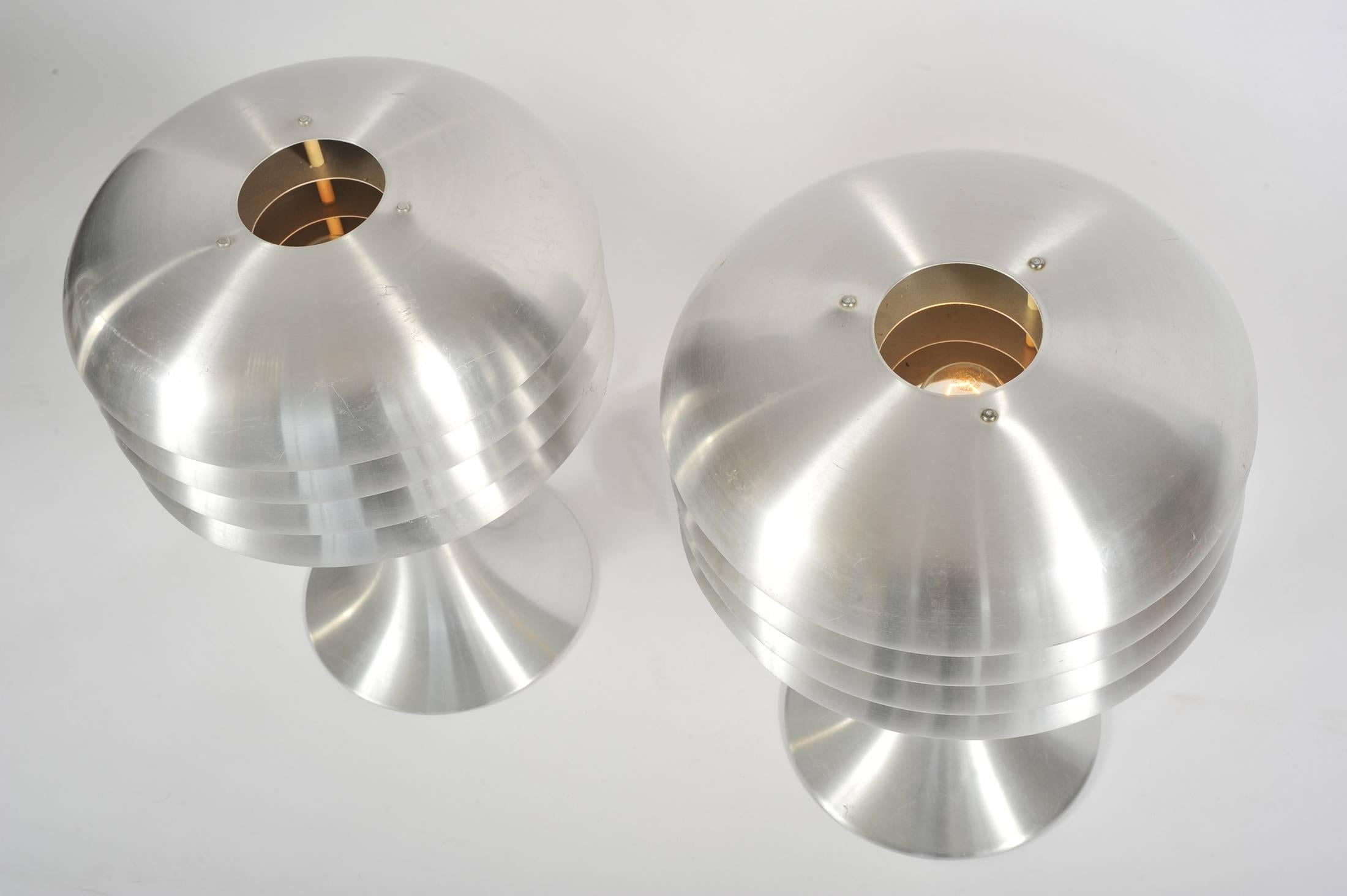 Swedish Pair of 1960s Table Lamps by Hans-Agne Jakobsson
