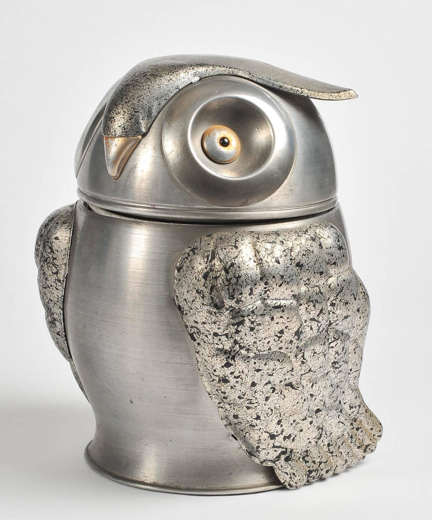 Mid-Century Modern Vintage 'Owl' Ice Bucket