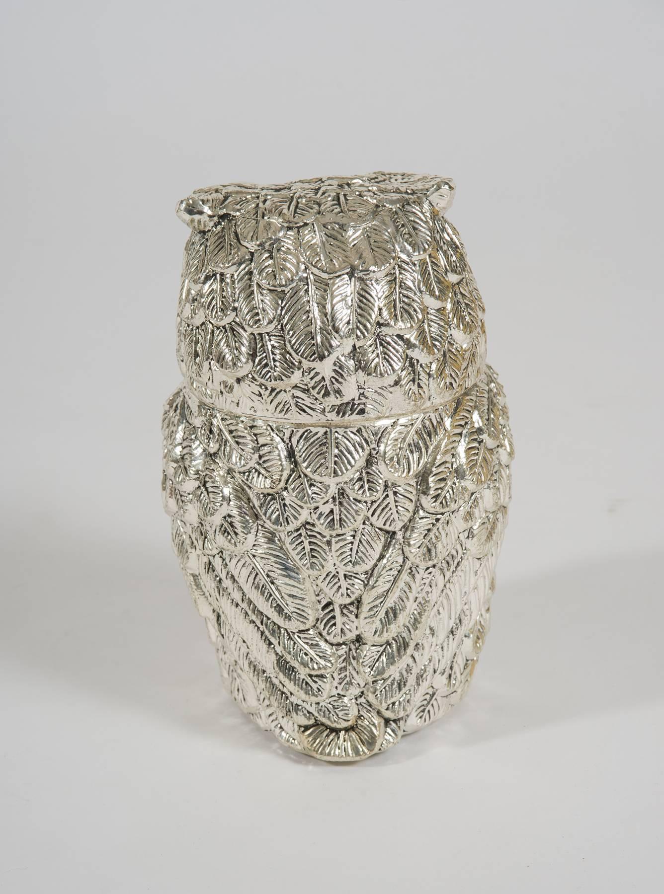Mid-Century Modern Unusual Italian 1960s 'Owl' Ice Bucket My Mauro Manetti