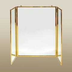 1960s French Triptych Mirror