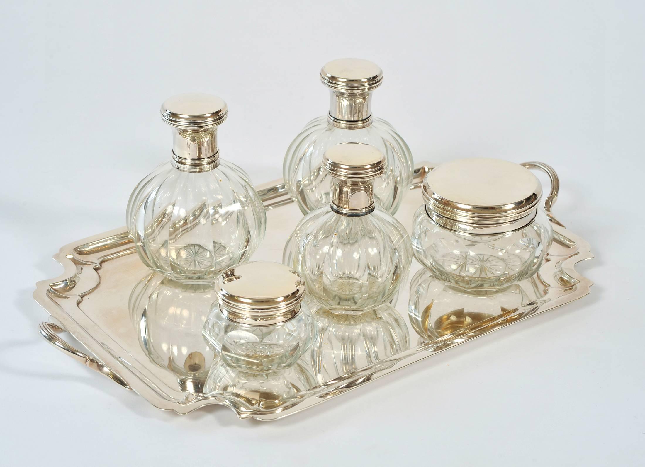 Early 20th Century Fine French Dressing Table Set, circa 1900