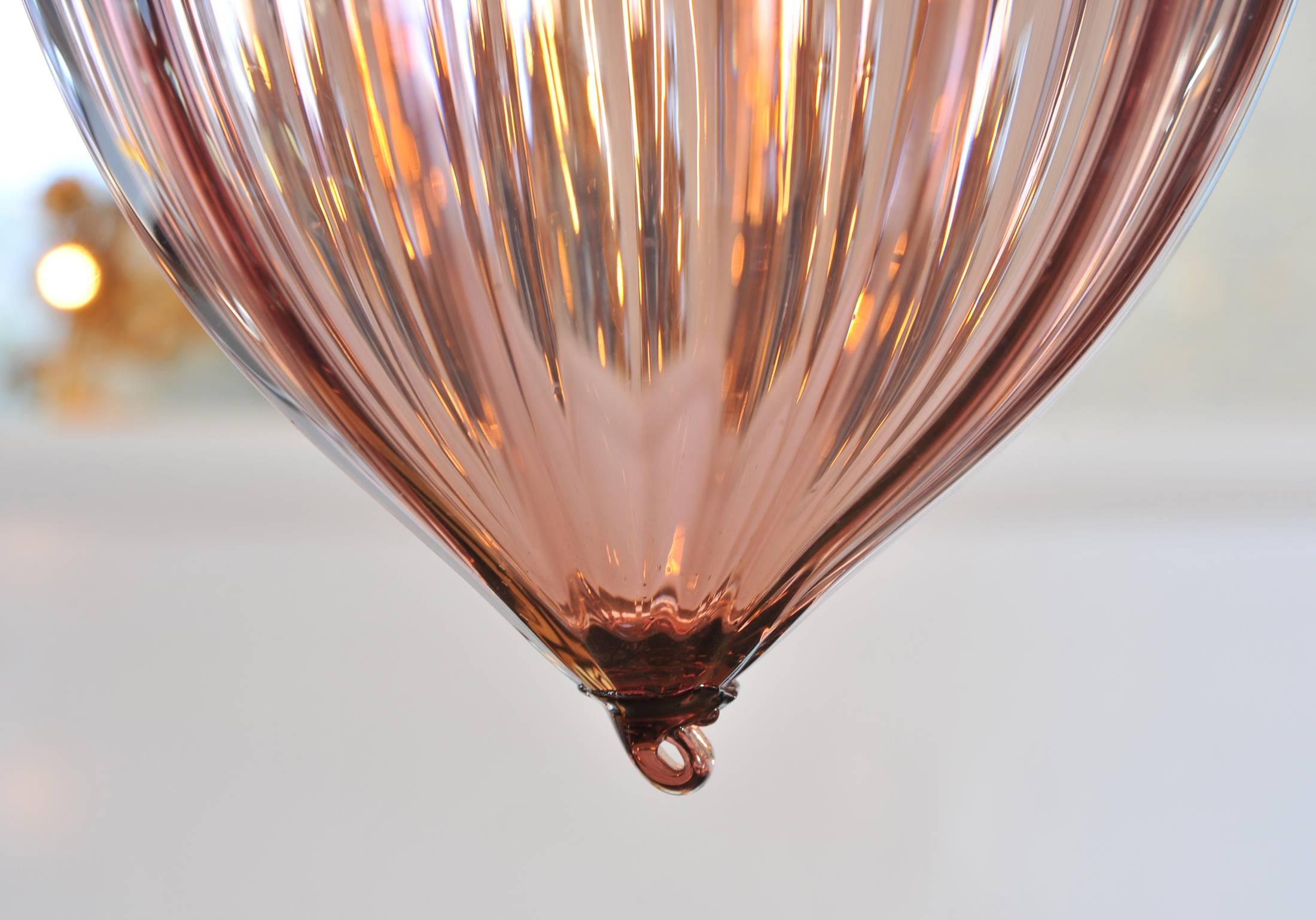 1950s Grenadine Murano Glass Pendant In Excellent Condition In London, GB