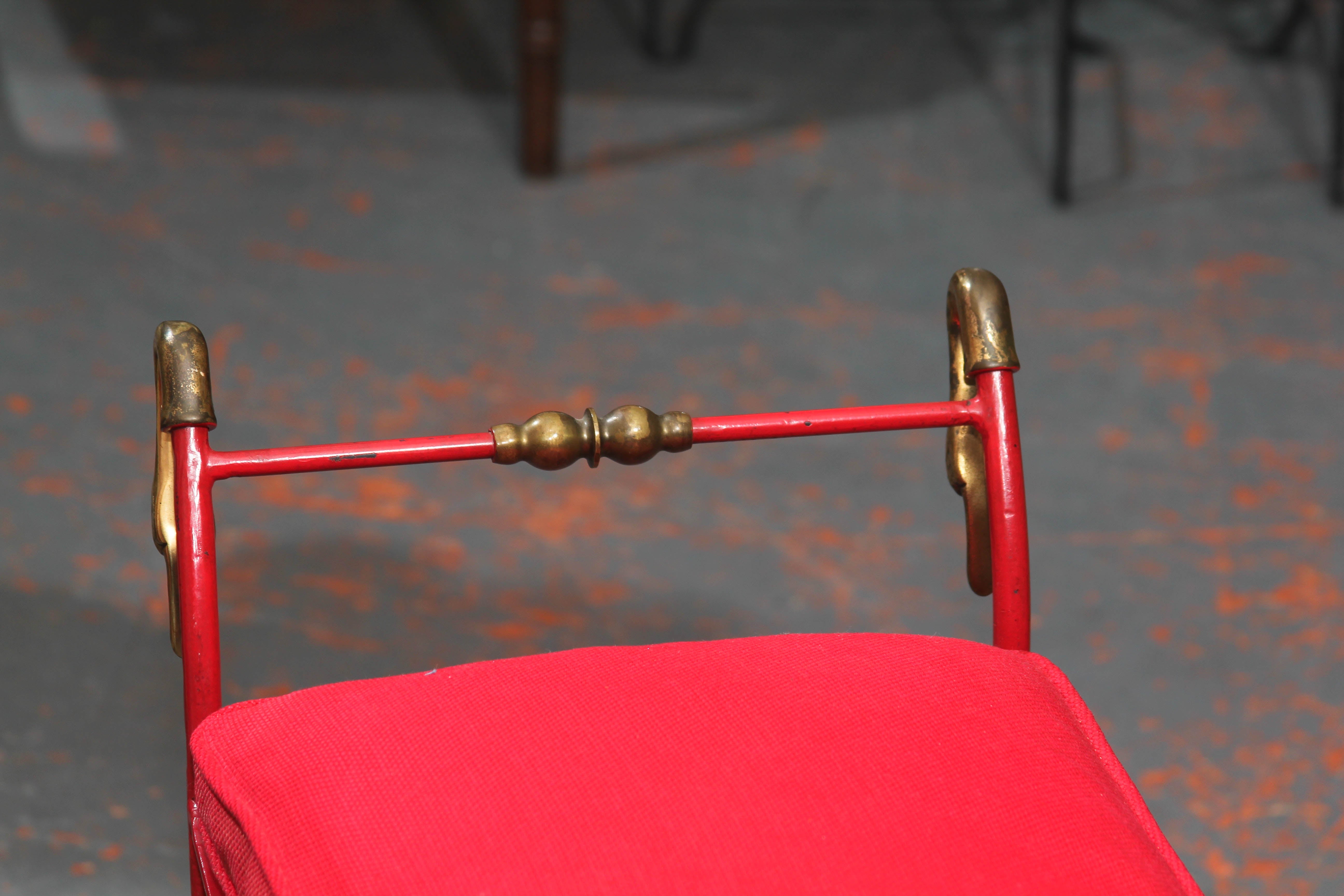 Red Italian Bench 2