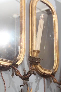 Pair of Mirror Sconces