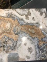 Pair of Marble-Top Square Side Tables