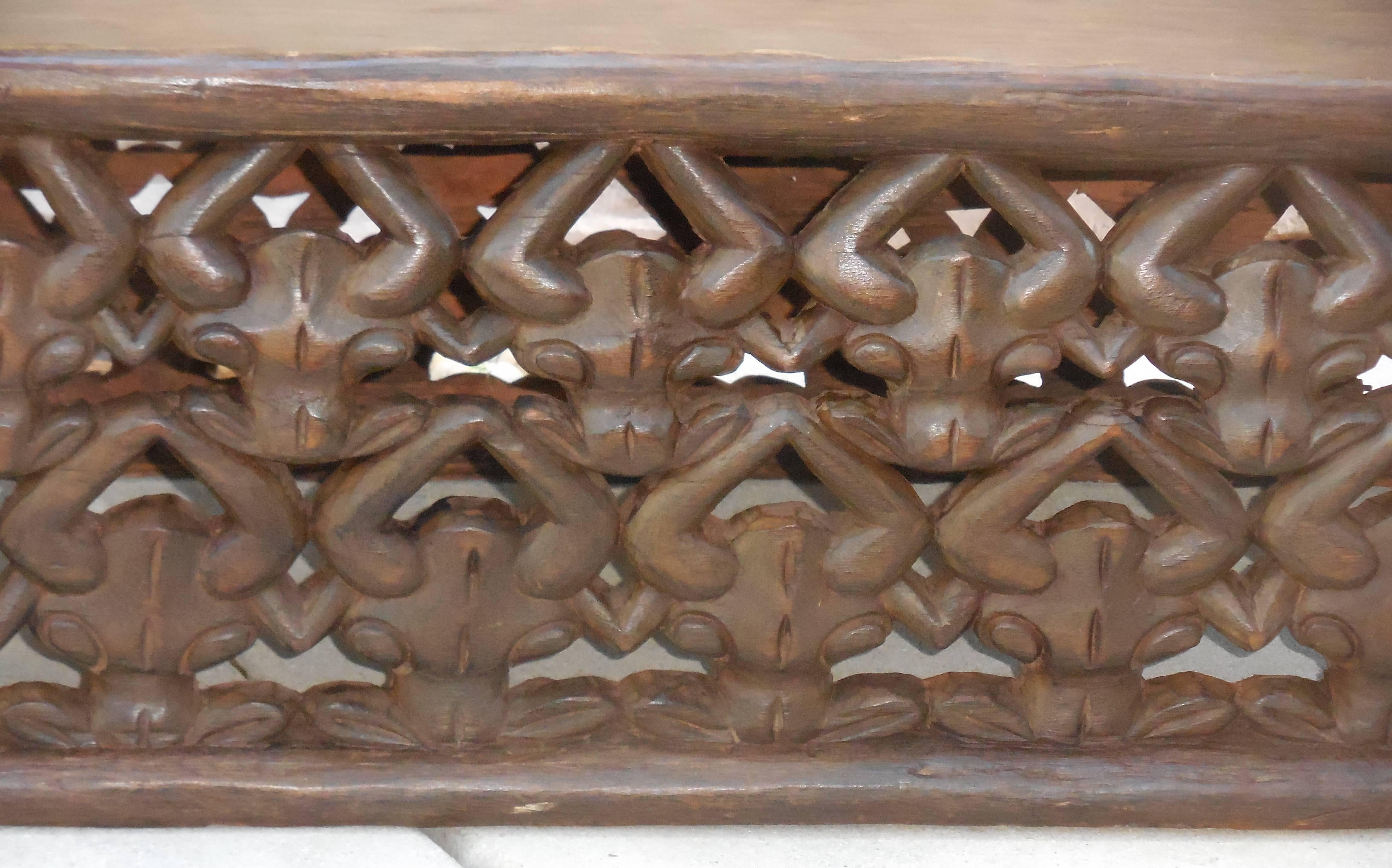 Carved African Coffee Table 2