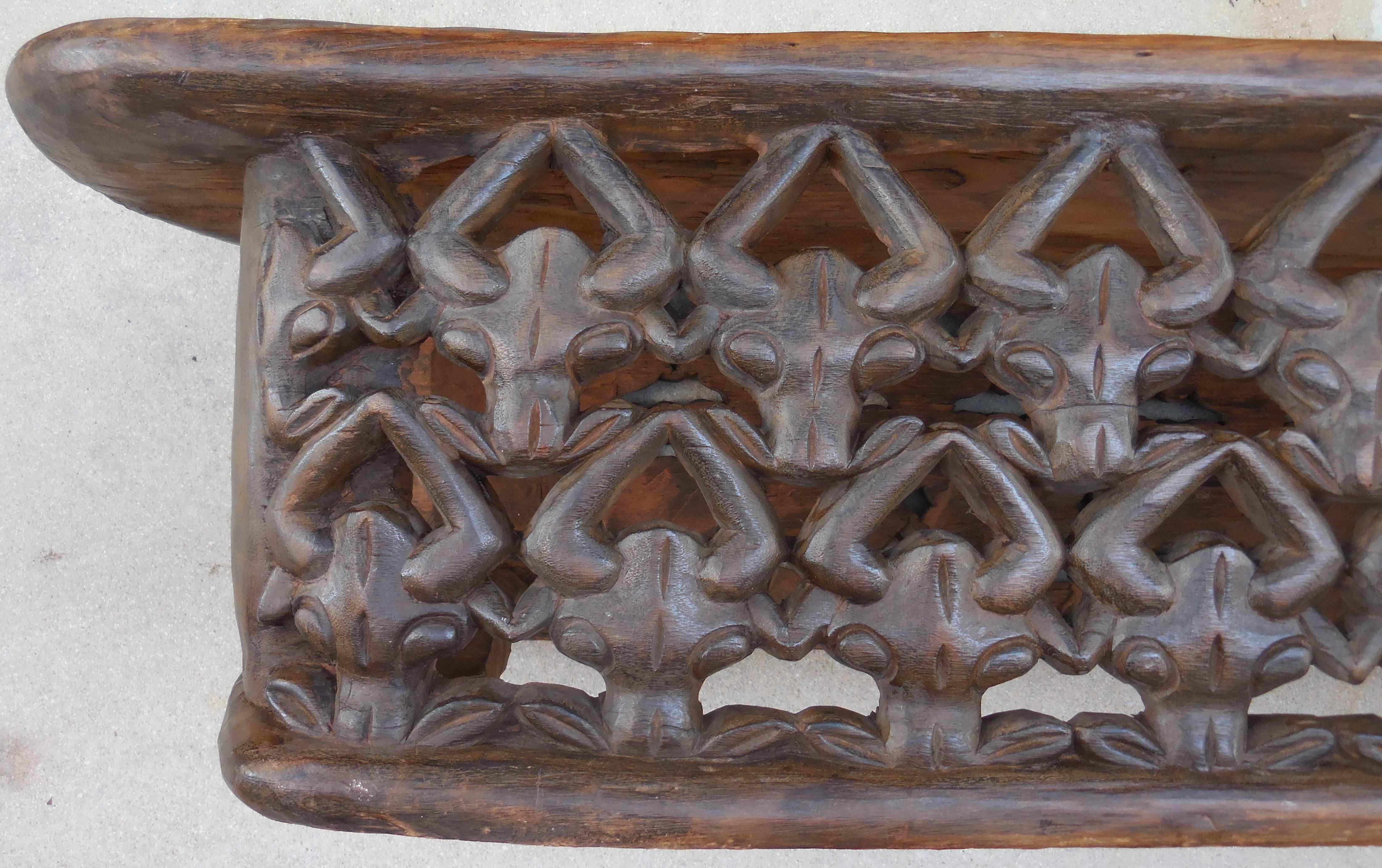 Carved African Coffee Table 3
