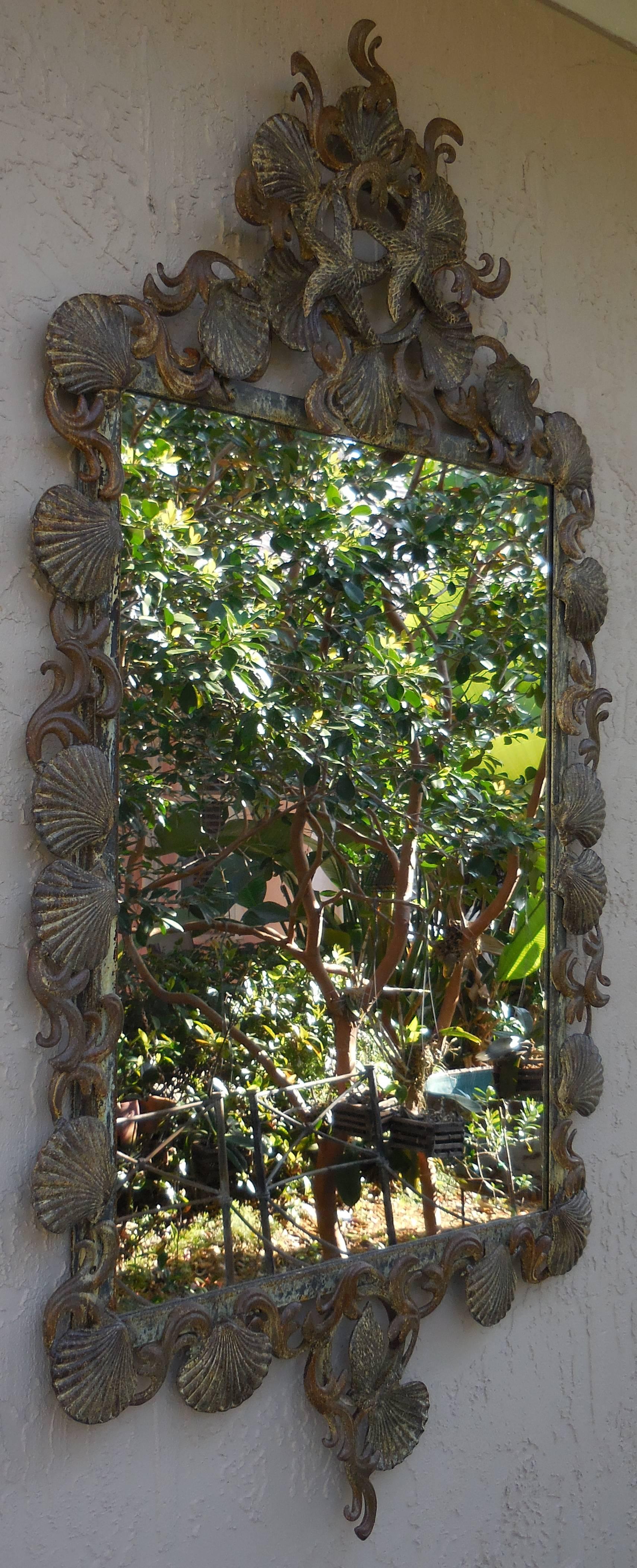 Sea Shell Iron Mirror 1